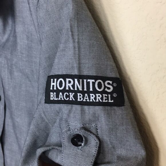 Hornitos Black Barrel Button Down Shirt- Size M - Picture 2 of 5